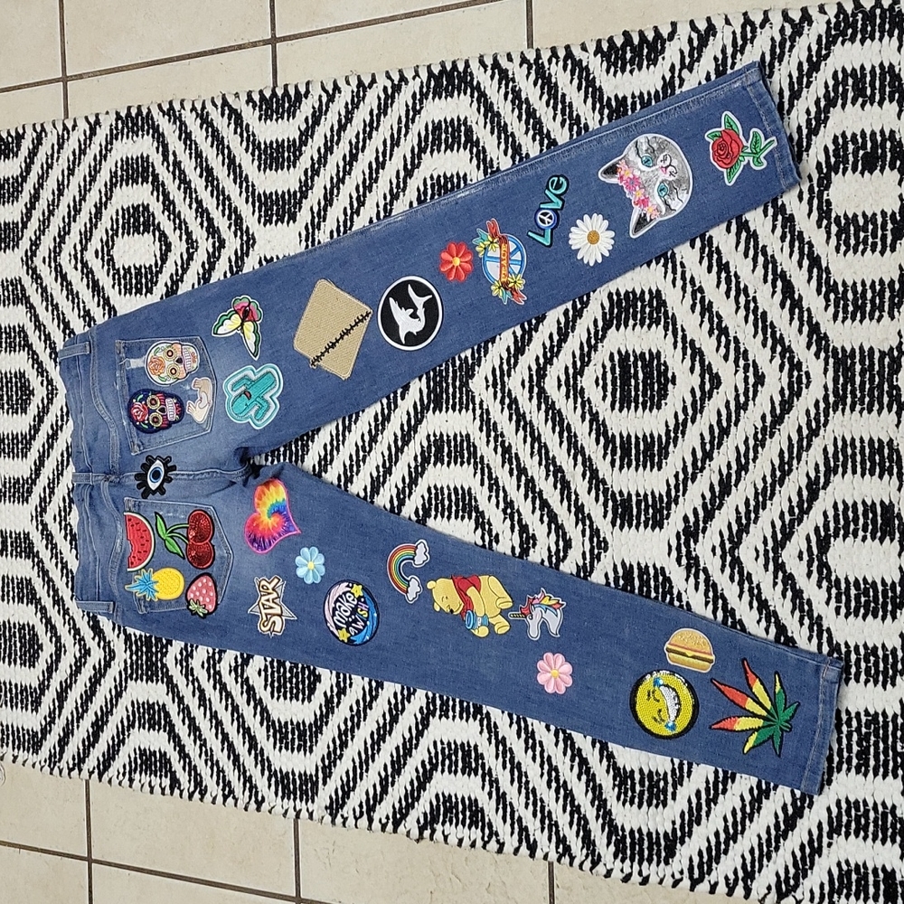 Flying Monkey Patch Jeans - image 2